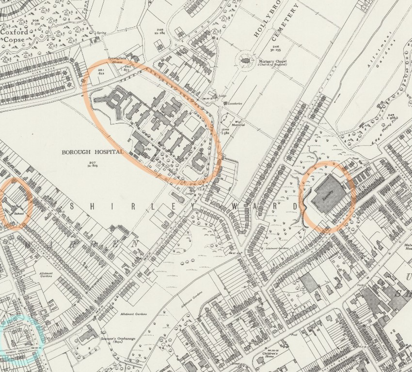 OS 25 inch Shirley Warren Schools 1941 D1