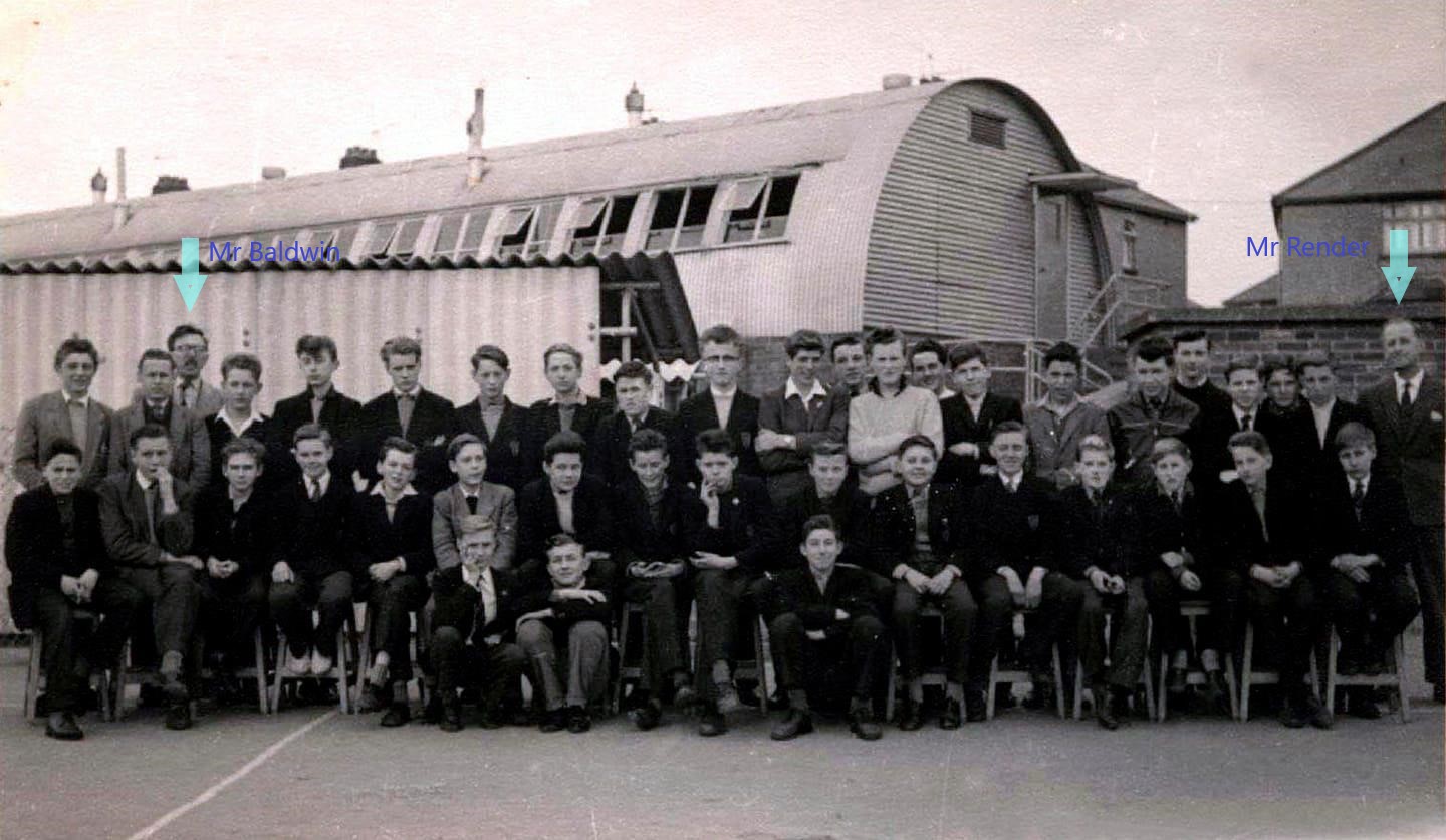 Shirley Warren Baldwin and Render and hut