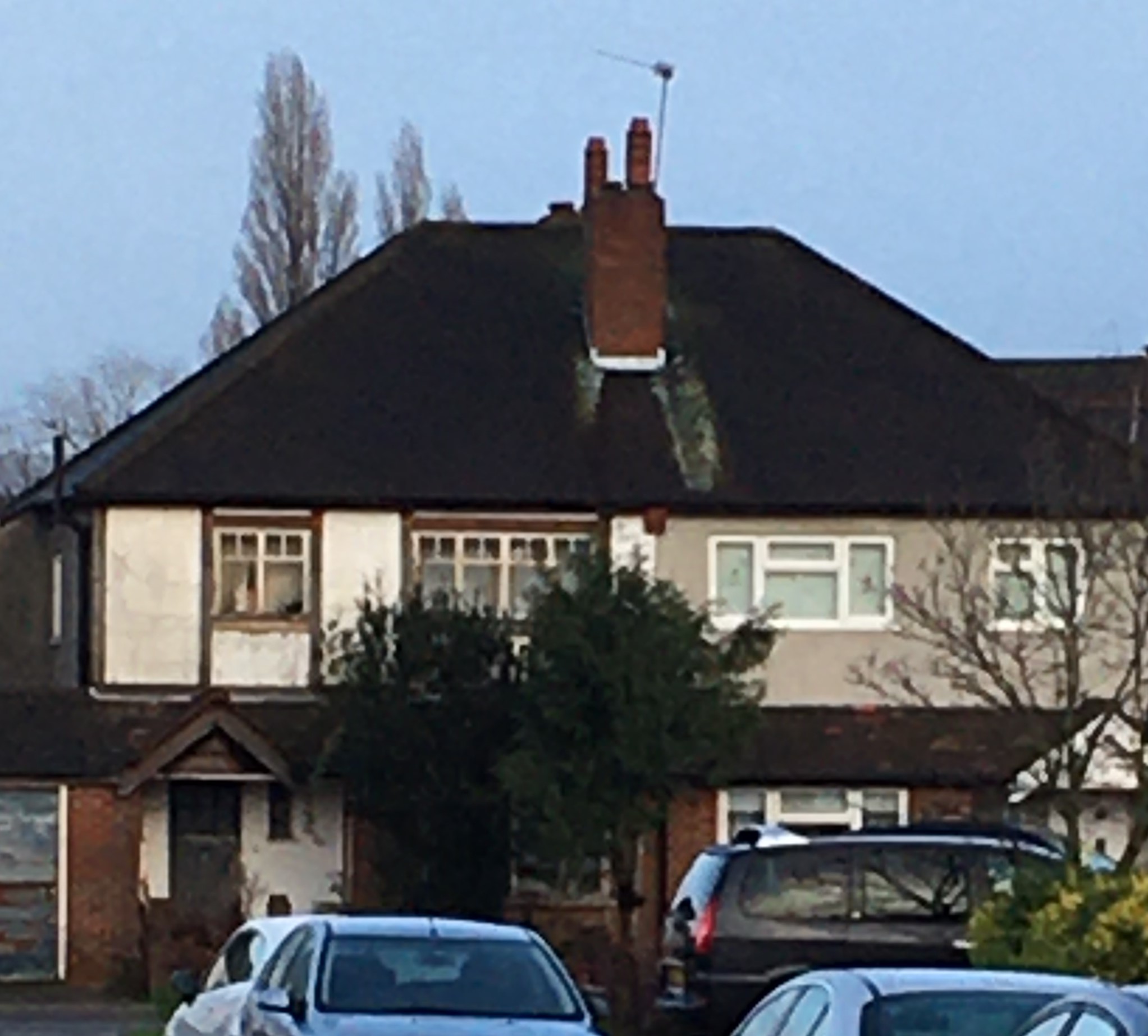 Semi with crittall windows
