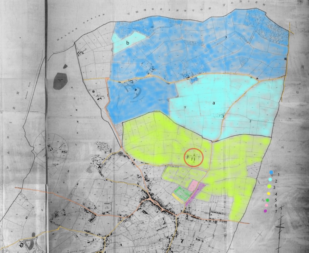 Tithe map Epsom with owners