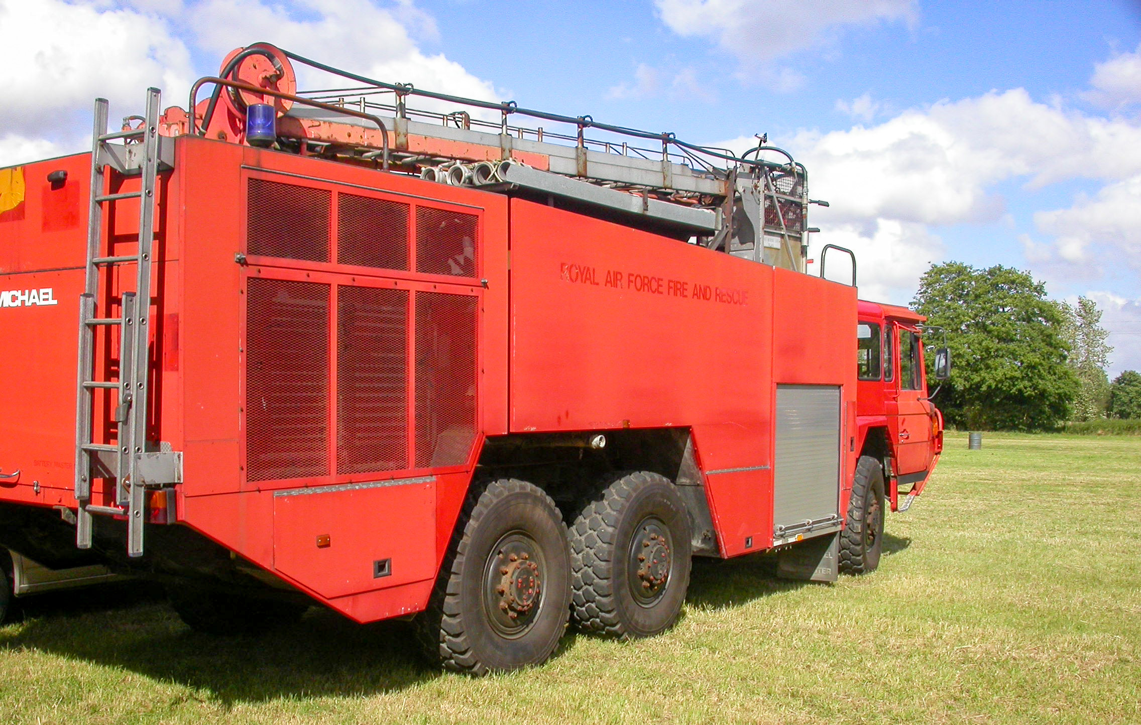 The Mark 12A parked up at War and Peace Show